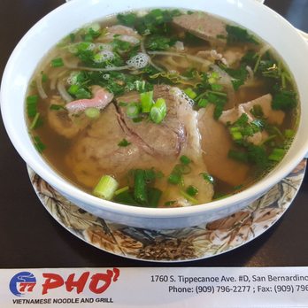 Pho 77 - #9 house special beef combo pho $8.75 - Vietnamese Near Me - San Bernardino, California