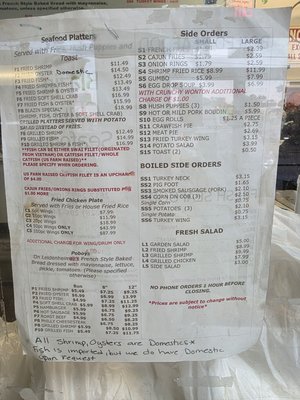 Menu photo 1 Blazin Cajun Seafood Gulfport, MS Menu photo 1 Blazin Cajun Seafood Gulfport, MS