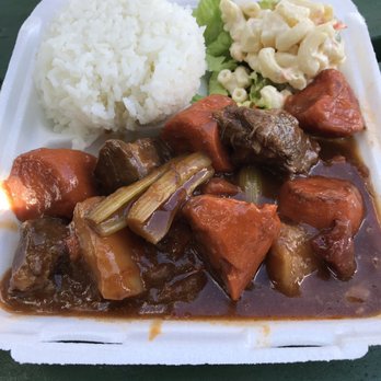 Mark's Place - Beef Stew - Hawaiian Near Me - Lihue, Hawaii