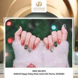 Goldust Nails Bar - Holiday nails that sparkle brighter than Christmas lights A perfect way to feel joyful all season. Let your nails shine with style