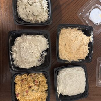 Chicken Salad Chick - Top to bottom left to right Maui  Fruity Fran Pimento Cheese Kickin Kay Lyne  Dixie Chick - Southern Near Me - Pimmit, Virginia
