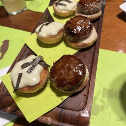 Kimo - Kimo's tiny burgers. Yum!