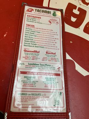 Menu photo 1 Tacombi Chicago, IL