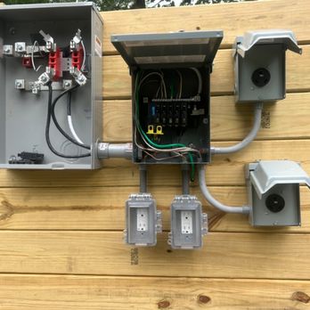 D Maddux Electric - Outdoor RV hookup custom build - Electricians Near Me - Wellston, Michigan