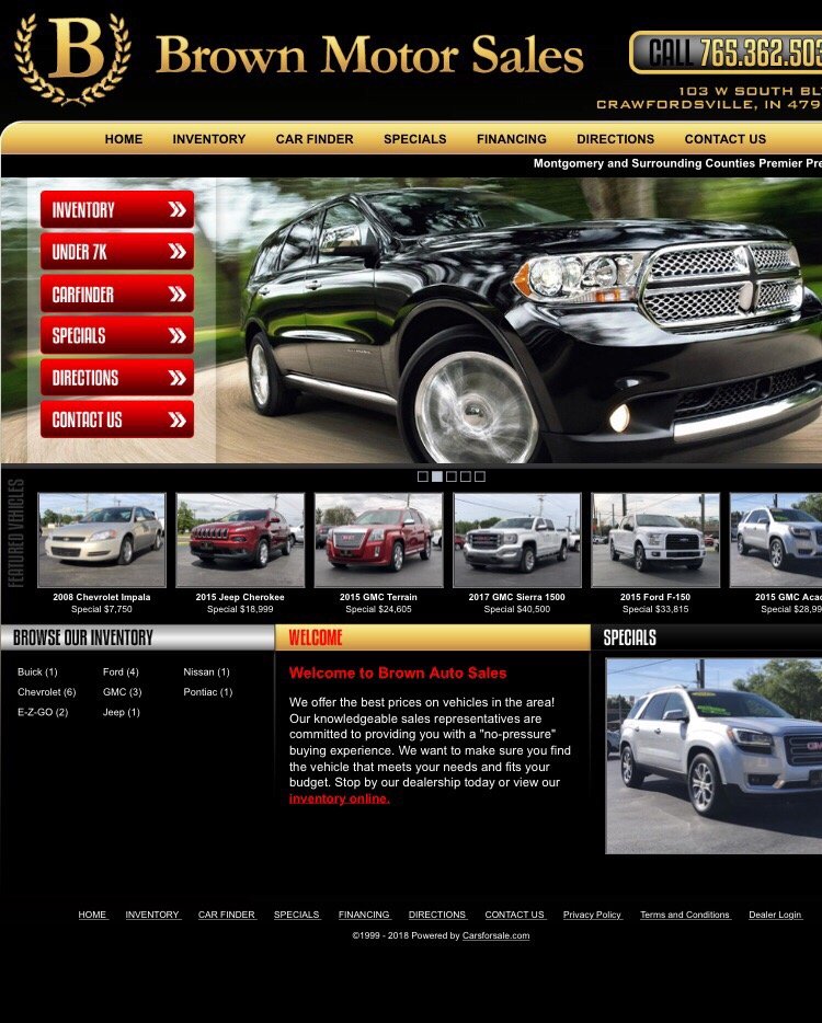 BROWN MOTOR SALES Updated August 2024 103 W South Blvd