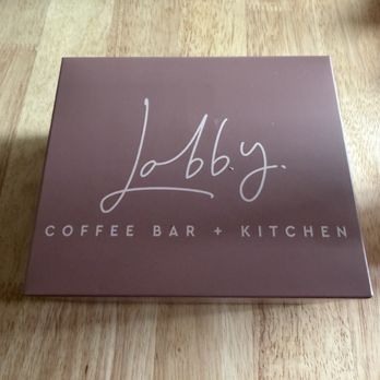 Morning Lobby - Very cute "to go" box. - Coffee & Tea Near Me - San Jose, California