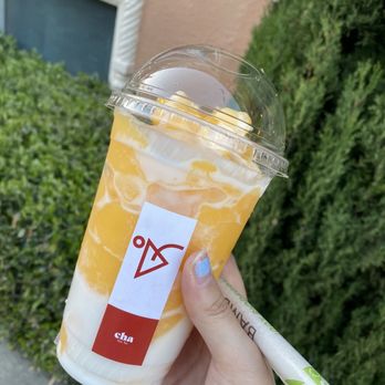 Cha Thai Tea - mango coco - Bubble Tea Near Me - Berkeley, California