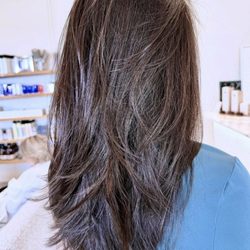 Scott Risk Hair - Precision layered haircut for fine to medium density hair, designed to create movement, softness, and natural volume without excess bulk.