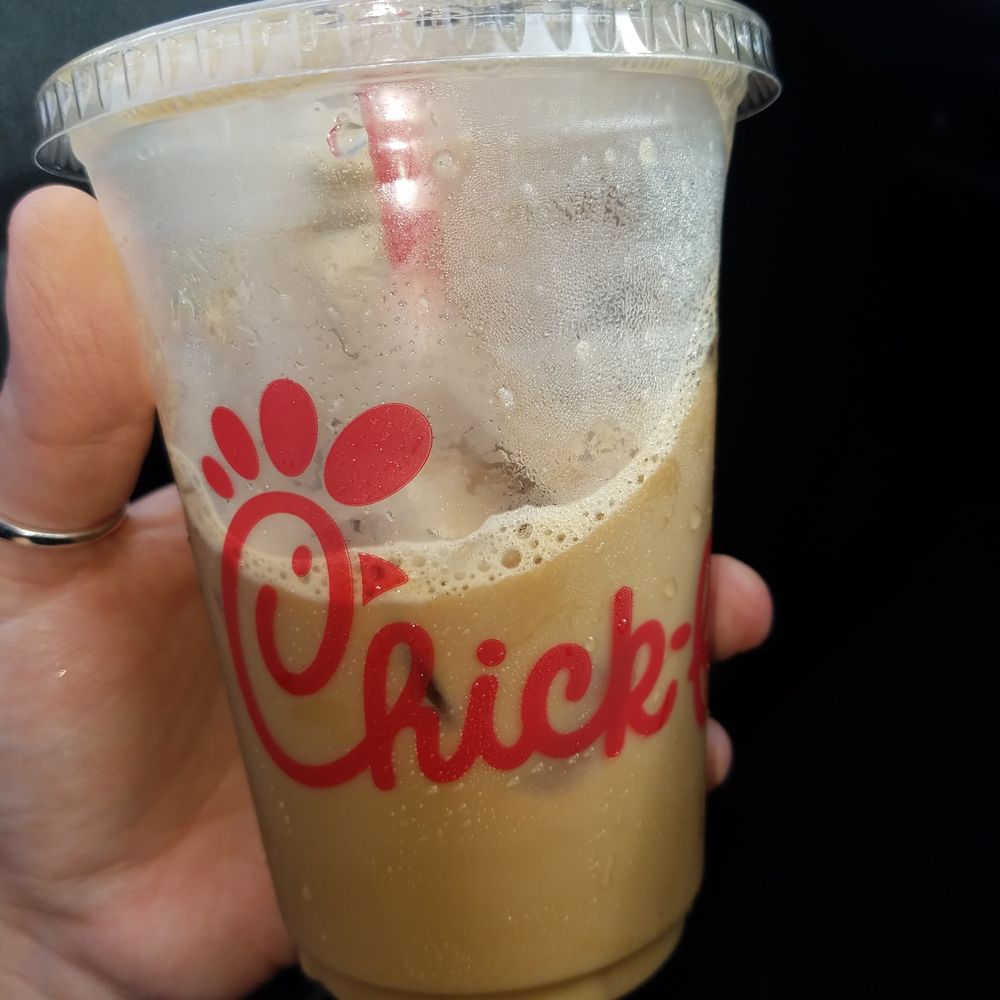 Chick-fil-A - Vanilla Iced Coffee - Fast Food Near Me - Doral, Florida