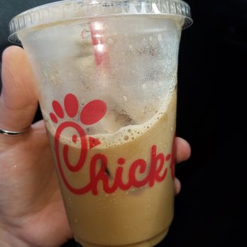 Chick-fil-A - Vanilla Iced Coffee - Fast Food Near Me - Doral, Florida