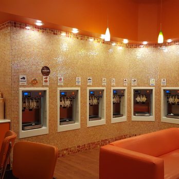 Orange Leaf Frozen Yogurt - 2018-05-03. Orange Leaf. Macomb, MI. The fro-yo machines. Flavours change weekly, request your favourite and it may appear one week! - Ice Cream & Frozen Yogurt Near Me - Macomb Township, Michigan