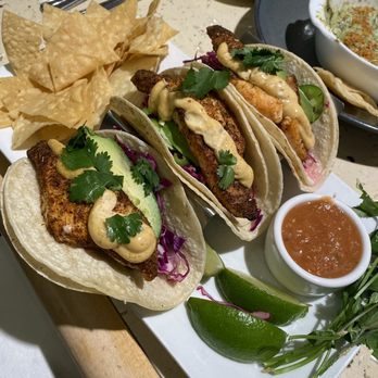The Mermaid Bar - Salmon Tacos - New American Near Me - Dallas, Texas The Mermaid Bar - Salmon Tacos - New American Near Me - Dallas, Texas