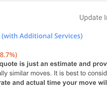 Two Men And A Moving Van - my moving quote per my review... they ended up spending 3 to 3.5 hours just on shrink wrapping so...) - Movers Near Me - Kent, Washington Two Men And A Moving Van - my moving quote per my review... they ended up spending 3 to 3.5 hours just on shrink wrapping so...) - Movers Near Me - Kent, Washington