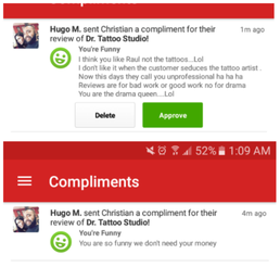 I get this bashing At 1 am for leaving a 2 star review. Professional. I get this bashing At 1 am for leaving a 2 star review. Professional.
