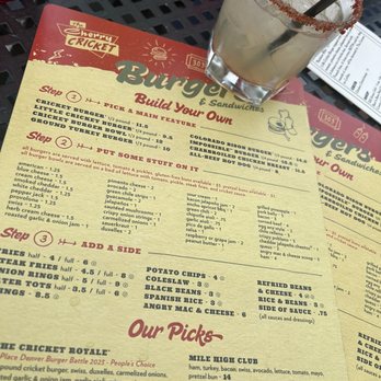 Cherry Cricket - Cherry Creek - Menu - Burgers Near Me - Denver, Colorado