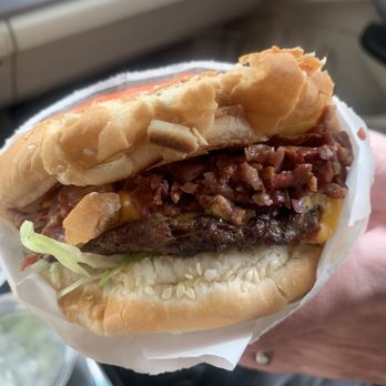 Crown Burgers - Crown burger (cheeseburger with pastrami) - Burgers Near Me - Sandy, Utah Crown Burgers - Crown burger (cheeseburger with pastrami) - Burgers Near Me - Sandy, Utah