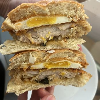 Egghead Sando Cafe - The Chic Sandwich , we took out the arugula for our daughter - Breakfast & Brunch Near Me - San Ramon, California Egghead Sando Cafe - The Chic Sandwich , we took out the arugula for our daughter - Breakfast & Brunch Near Me - San Ramon, California