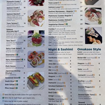 Sushi Guys - Menu (1/3) as of 8/29/26 - Sushi Bars Near Me - Boston, Massachusetts Sushi Guys - Menu (1/3) as of 8/29/26 - Sushi Bars Near Me - Boston, Massachusetts