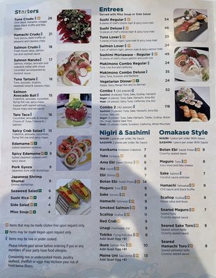 Menu photo 3 Sushi Guys Boston, MA Menu photo 3 Sushi Guys Boston, MA