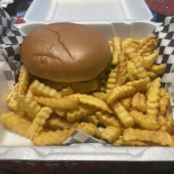 Boss Burgerz By Froggies - Classic burger with cheese and fries - Burgers Near Me - Arlington, Texas Boss Burgerz By Froggies - Classic burger with cheese and fries - Burgers Near Me - Arlington, Texas