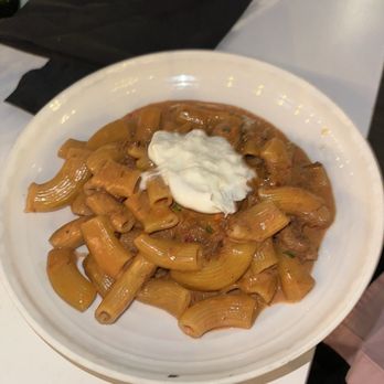 The Wayfarer - Rigatoni alla Vodka w/ birria style ragu added protein - New American Near Me - Los Angeles, California
