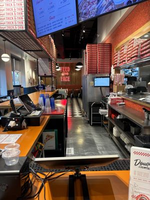 Dough Counter Pizza by null