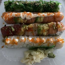 Swamp, three amigo, Rainbow, Romeo and Juliet, rolls (top to bottom)