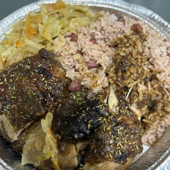 Irie Plates Restaurant & Bar - Jerk chicken, rice, beans, cabbage. - Caribbean Near Me - Winston-Salem, North Carolina Irie Plates Restaurant & Bar - Jerk chicken, rice, beans, cabbage. - Caribbean Near Me - Winston-Salem, North Carolina