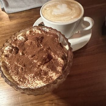 Osteria Ester - Tiramisu and cappuccino - Italian Near Me - Orlando, Florida