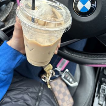 Coffee Muse - Ice Caramel latte - Coffee & Tea Near Me - Santa Ana, California