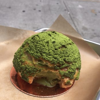 Bibble & Sip - Matcha Cream Puff - Coffee & Tea Near Me - New York, New York Bibble & Sip - Matcha Cream Puff - Coffee & Tea Near Me - New York, New York