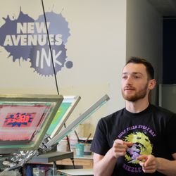 New Avenues INK - Staff in action