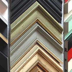 Petley Jones Gallery - We have a large selection of moldings ensuring that we will have the right frame for your art or treasure.