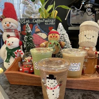 Los Coffeeholics - Iced oatmilk cookie dough latter. Matcha - Coffee & Tea Near Me - Valencia, California