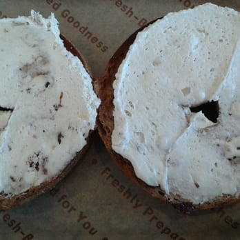 Einstein Bros. Bagels - Cinnamon Raisin bagels with honey almond. Soo good. - Sandwiches Near Me - Bee Cave, Texas Einstein Bros. Bagels - Cinnamon Raisin bagels with honey almond. Soo good. - Sandwiches Near Me - Bee Cave, Texas