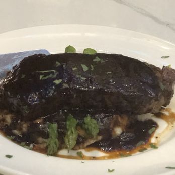Riverwinds Restaurant - New York Strip Steak with a brown sauce - New American Near Me - West Deptford, New Jersey
