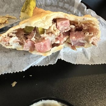 Bierock - Middle of the Cuban special Bierock. - American Near Me - Madison, Wisconsin