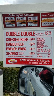 Menu photo 8 In-N-Out Burger Rohnert Park, CA Menu photo 8 In-N-Out Burger Rohnert Park, CA