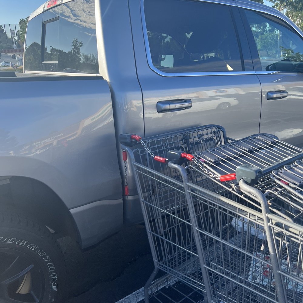 ALDI - Here's the grocery carts piled up against my new truck Their insurance company is also a fly by night - Grocery Near Me - Laguna Woods, California