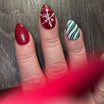 KS Luxe Nails & Bar - First finger peeled off, second is peeling, third has a weird notch in the top of the shaping. - Nail Salons Near Me - Norman, Oklahoma