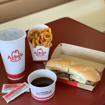 Arby's Roast Beef - Classic French Dip & Swiss Meal (~$11) - Fast Food Near Me - Dansville, New York Arby's Roast Beef - Classic French Dip & Swiss Meal (~$11) - Fast Food Near Me - Dansville, New York