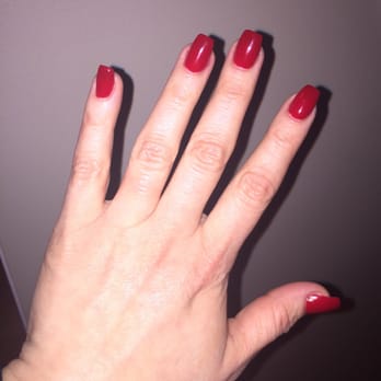 Topline Nails - Acrylic fill with red gel color by Lisa - Nail Salons Near Me - Hillsborough, New Jersey Topline Nails - Acrylic fill with red gel color by Lisa - Nail Salons Near Me - Hillsborough, New Jersey