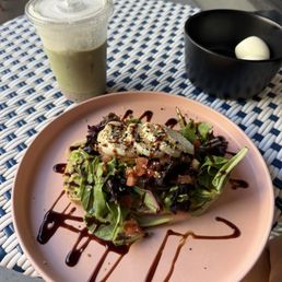 I wanted protein so they added egg to the Avacado toast for me. It was delicious! I wanted protein so they added egg to the Avacado toast for me. It was delicious!