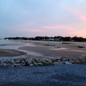 Bay St. Louis Beach - Low tide at dusk - Beaches Near Me - Bay St Louis, Mississippi