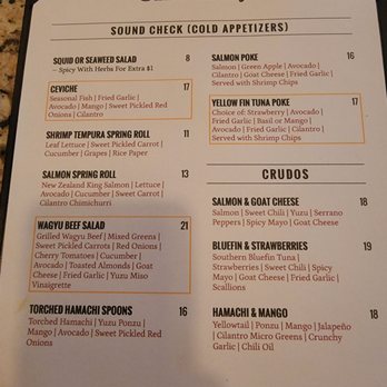 Rock & Rolls Sushi Lounge - Menu pictures - Sushi Bars Near Me - Corpus Christi, Texas Rock & Rolls Sushi Lounge - Menu pictures - Sushi Bars Near Me - Corpus Christi, Texas