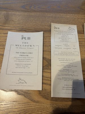 Menu photo 1 The PUB McMinnville, OR Menu photo 1 The PUB McMinnville, OR