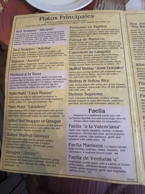 Menu photo 8 Columbia Restaurant Sarasota, FL Menu photo 8 Columbia Restaurant Sarasota, FL