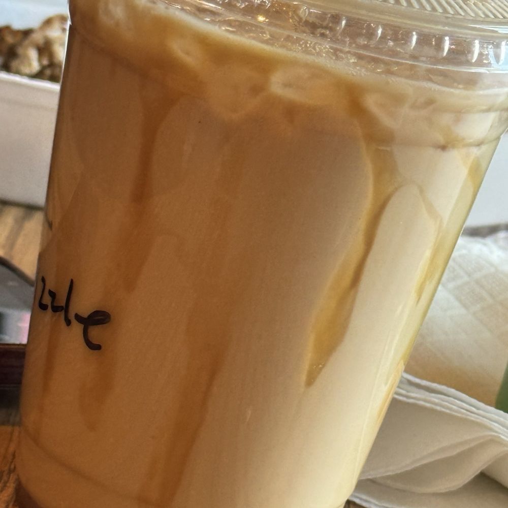 Iced Caramel latte Iced Caramel latte