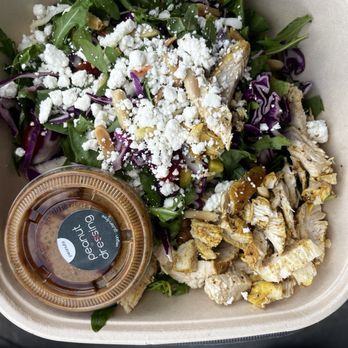 Aubergine Kitchen - MANGO GOAT CHEESE SALAD - Mediterranean Near Me - Farmington, Utah