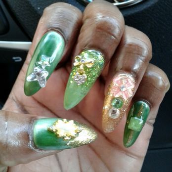 Pink Nails - 3 different nail designs done by Mimi - Nail Salons Near Me - San Diego, California